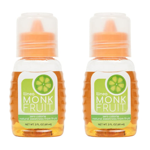 LLINEA MONK FRUIT - 2-Pack (400 total servings) - Sweetens Coffee, Tea, Smoothies, ZERO Calories, Gluten-Free