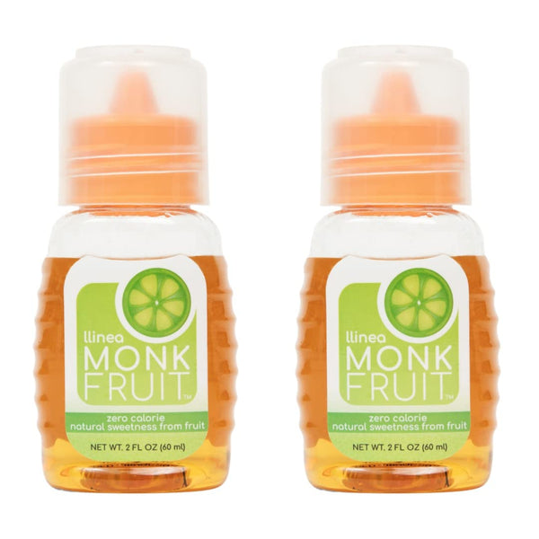 LLINEA MONK FRUIT - 2-Pack (400 total servings) - Sweetens Coffee, Tea, Smoothies, ZERO Calories, Gluten-Free