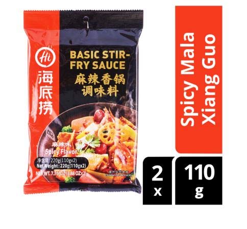 NT# Hai Di Lao Basic Stir Fry Sauce - Spicy Mala Xiang Guo 2 x 110g