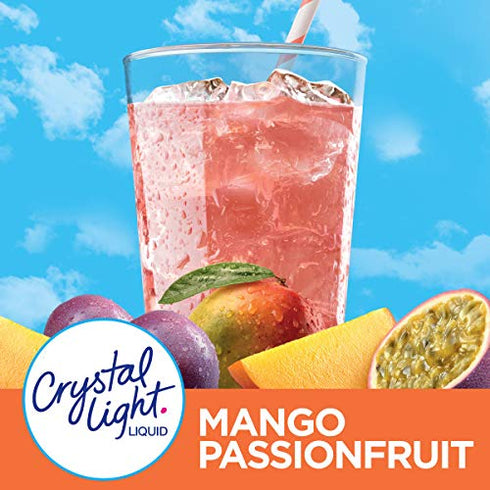 1.62 oz Crystal Light Sugar Free Mango Passion Fruit Liquid Drink Mix, Caffeine Free, fl Bottle