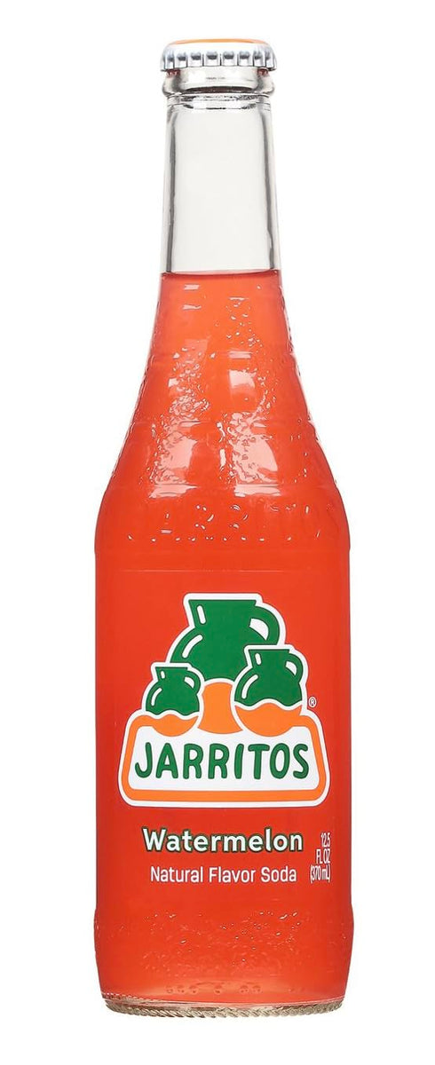 border merchant Jarritos Sandia | Watermelon Soda 12.5oz Glass Bottle Pack of 6