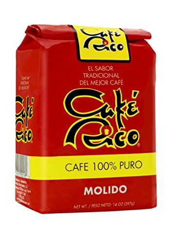 14 (4 Cafe Rico Ground Regular Puerto Rican Coffee, Ounce Bag Bags)