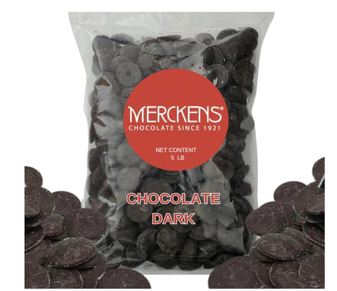 Generic Dark Chocolate Melting Wafers 5LB Smooth and Creamy, Perfect for Dipping, Baking,