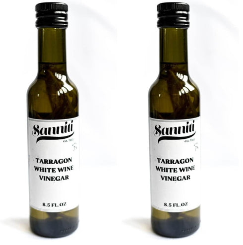 Sanniti French Tarragon White Wine Vinegar, 8.5 fl oz (Pack of 2)