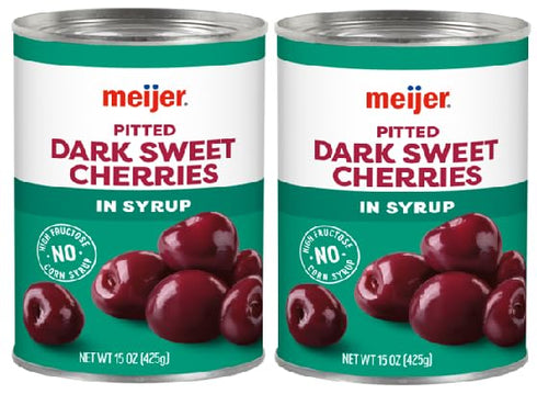 Generic Dark Sweet Cherries in Syrup Pitted (2 Cans, 15 oz. each)
