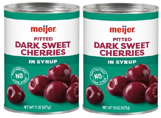 Generic Dark Sweet Cherries in Syrup Pitted (2 Cans, 15 oz. each)