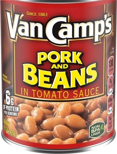 Van Camp's 15 Oz (Pack 6) Pork and Beans, Canned Beans