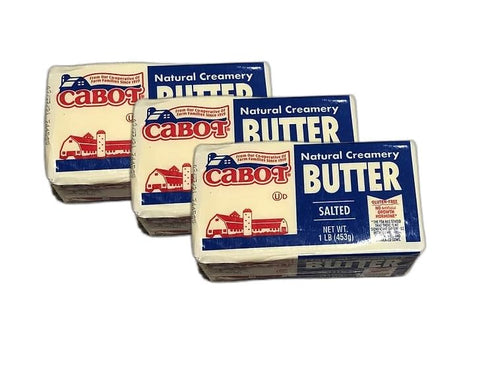 Generic Cabot Block Salted Butter -1 LB- Pack of 3