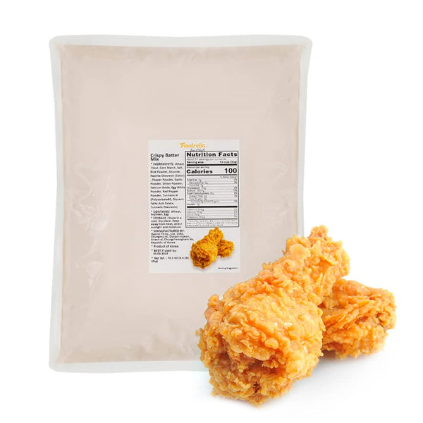 Foodrella Korean Taste Crispy Fried Chicken Crispy Batter Mix, Frying Powder Mix,