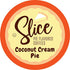 Slice Coffee Flavored Coffee, Pie for Keurig K Cup Brewers, Coconut Cream,