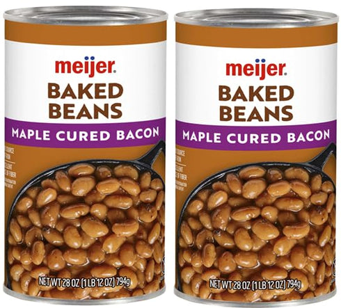 Generic Maple & Bacon Baked Beans (2 cans, 28 oz. each can)