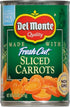 14.5 oz. (Pack 6) Del Monte Fresh Cut Sliced Carrots Can, Canned Vegetables