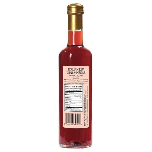 16.9 Oz (Pack 2) Mantova Italian Red Wine Vinegar, Fl