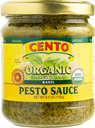 Cento - Imported Organic Basil Pesto, (2)- 6.5 oz. Jars