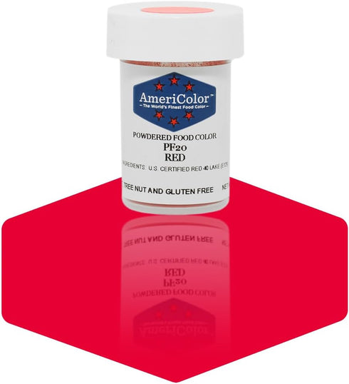 Americolor Powder Food Color, Red, 3gm