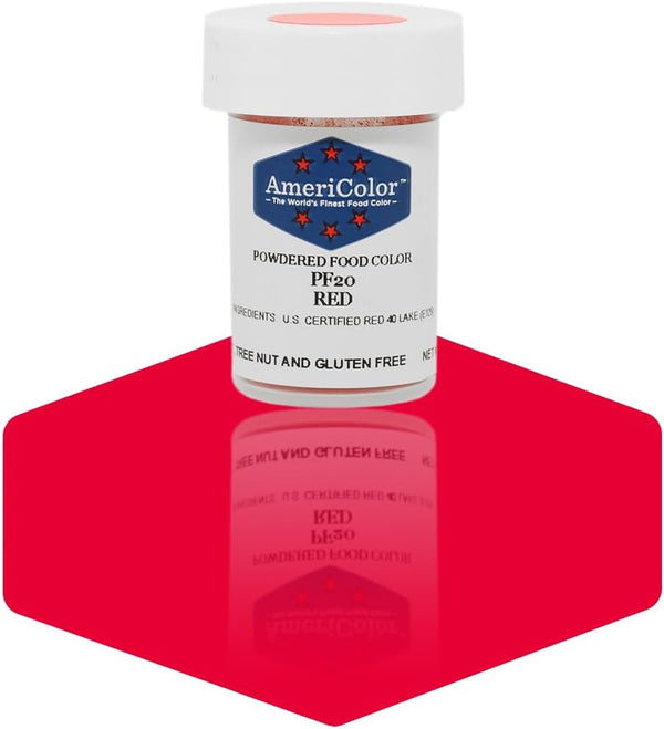 Americolor Powder Food Color, Red, 3gm