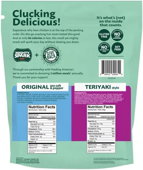 12-count Mighty Spark Teriyaki Chicken Stick Variety