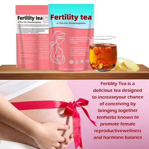 Generic 20 70g Fertility Tea for Preconception Support, Mint Flavor, Bags, One Month Supply, natural