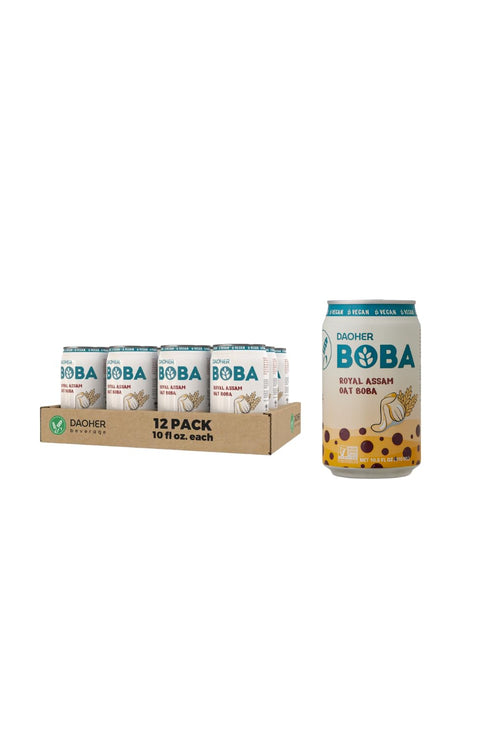 DaoHer Royal Assam Oat BOBA Vegan Bubble Milk Tea Drink Premium Ready-to-Drink