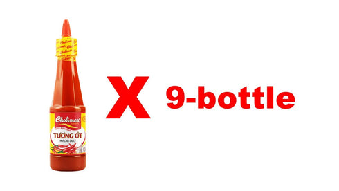 Cholimex 8.45 Oz (250ml) Pack 9 Hot Chili Sauce - Fl