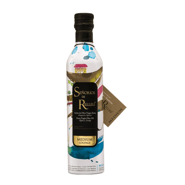 Seorios de Relleu. Medium Coupage Extra Virgin Olive Oil. 500ml (16.91oz)