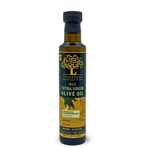 Wild Greek Extra Virgin Olive Oil - Organic - Kosher - Single
