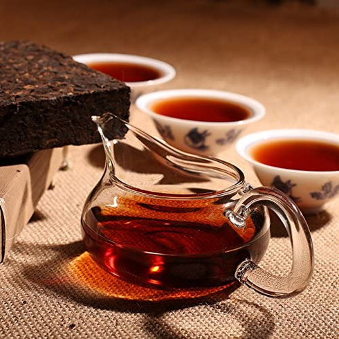 DIAN MAI HAO 2009, 500g Package Yunnan Pu'er Tea Brick - Fermented Black Tea Since Organic Pu-erh With Bamboo Leaves