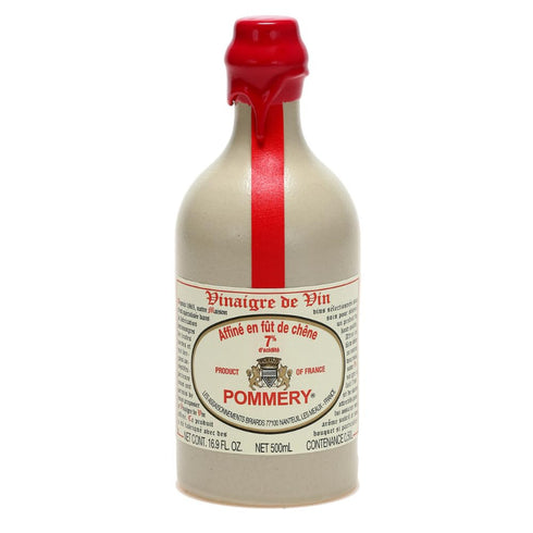 Pommery Aged Red Wine Vinegar in a Sandstone Bottle - 16.9oz