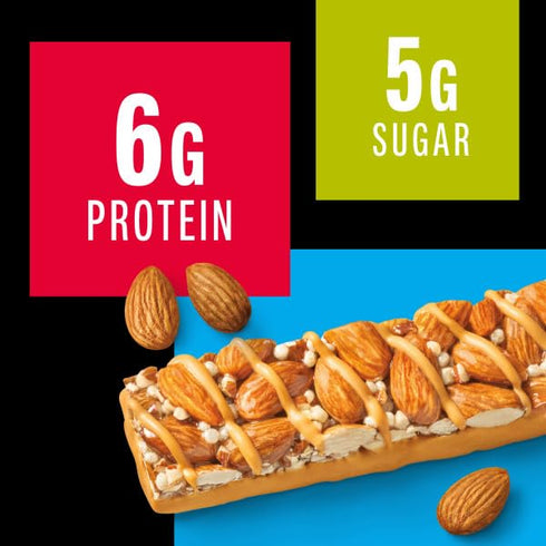 6g 12 Count KIND Healthy Snacks Bars, Caramel Almond & Sea Salt, Gluten Free, Low Sugar, High Fiber Snacks, Protein