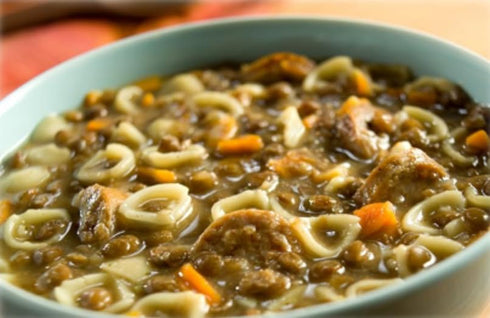 6 (Pack 6)) Alessi Autentico Premium Soups, Traditional Flavors, Sicilian Lentil (Sicilian Lentil, Ounce
