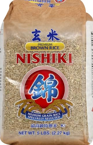 5-Pound NISHIKI Premium Brown Rice