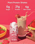 11 Oz (Pack 4) Pirq Plant-Based Protein Shakes | Strawberry Fl of | Dairy-Free, Gluten-Free, Soy-Free, Zero Sugar