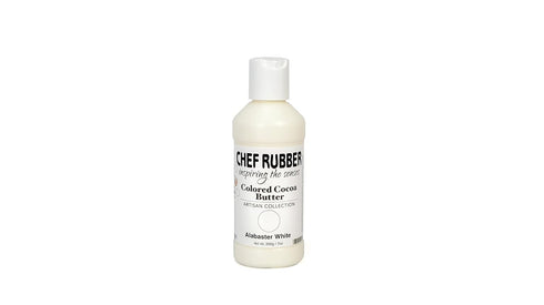 Chef Rubber Alabaster White Colored Cocoa Butter