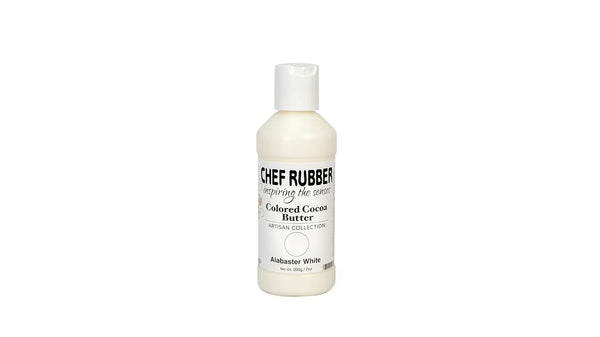 Chef Rubber Alabaster White Colored Cocoa Butter