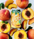 8 Pack, 12 Nixie Organic Peach Black Tea Sparkling Water FZ