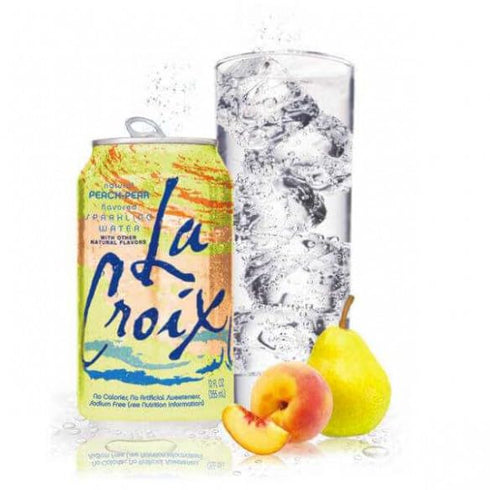 12 Pack, 12 LA CROIX Peach Pear Sparkling Water FZ
