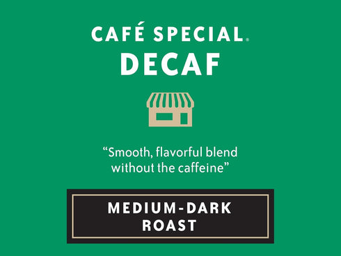 Community Packs, 3 (Pack 20) Coffee Caf Special Decaf, Medium Dark Roast Pre-Measured Coffee Ounce Each