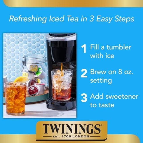 24 Count (Pack 1) Twinings Chai Latte Black Tea K-Cup Pods for Keurig, Creamy, Slightly Sweet Tea, Caffeinated