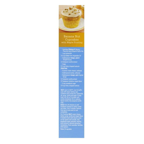 14-Ounce (Pack 12) Pillsbury Quick Bread and Muffin Baking Mix, Banana, Boxes