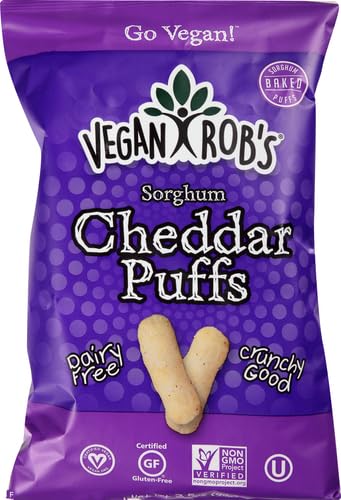 3.5 oz Vegan Rob's Dairy Free Cheddar Puffs