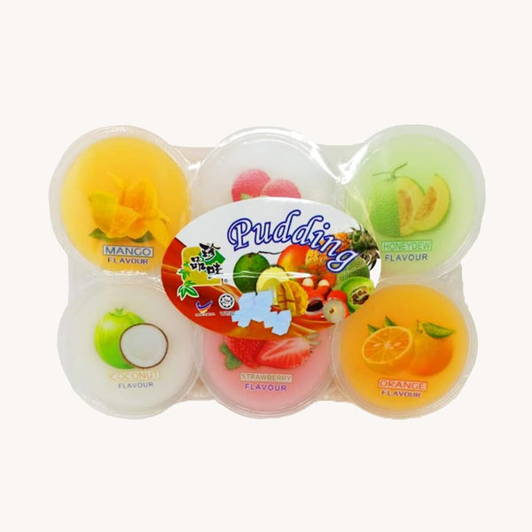 Red Diamond Fruit Jelly - Assorted Popping Jellies Cups - Mixed Pudding Flavours (Mango,