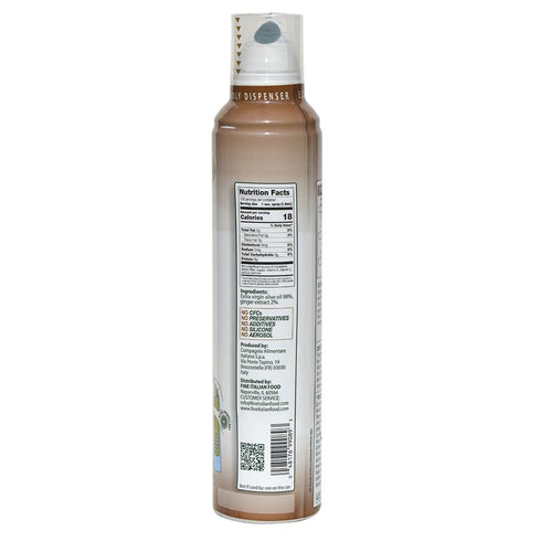 8 Mantova Spray Ginger Extra Virgin Olive Oil, Ounce