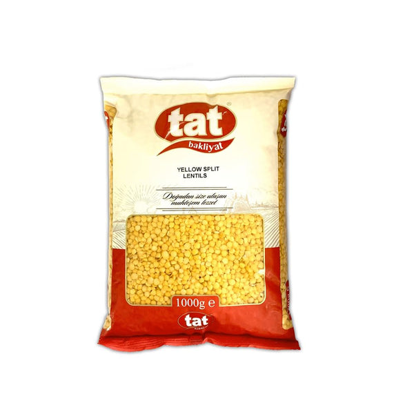 HAJJI BABA PACKAGE OF HALAL PRODUCTS & SERVICES TAT Yellow Lentil, Lentil, Turkish, Sari Mercimek 1000g