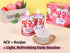 80g 10packs RAWEL Apple Cider Vinegar konjac Jelly x (Lemon)/ ACV/Sugar Free/Low Calories/Fruit Flavor Jelly with Low