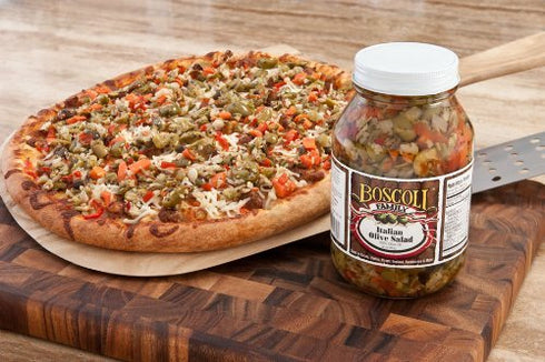 15.5 (Pack 2) Boscoli Italian Olive Salad - Small, ounce