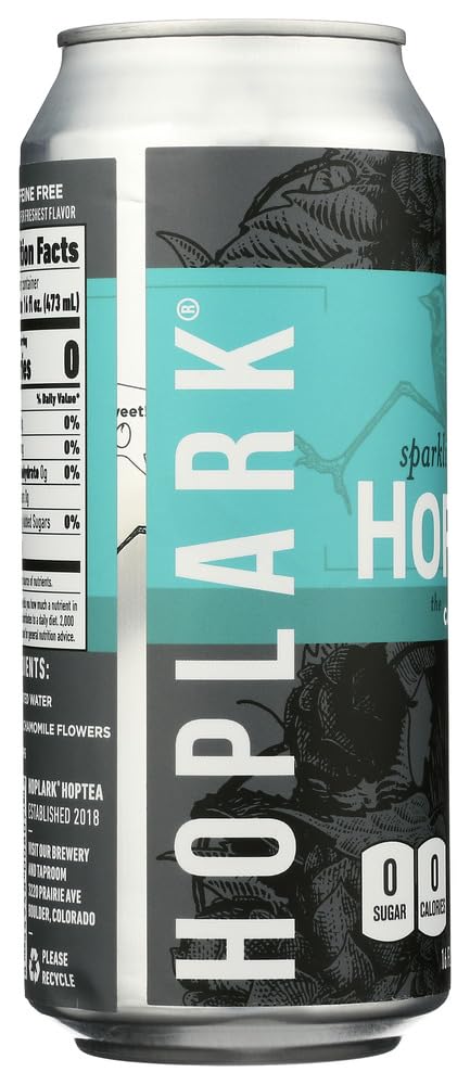 Hoplark Hoptea 16 12 Hoplark The Calm One Sparkling HopTea, Fluid Ounce -- per case.