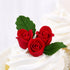 36 Count Global Sugar Art Rosebud Deep Red Unwired Sugar Cake Flowers,Tiny, by Chef Alan Tetreault