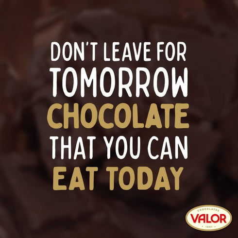 85% 100g (3.53oz). Pack 3. Valor. Cocoa Dark Chocolate. No sugar added.