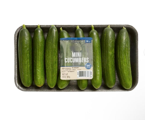 Generic Farms Mini Cucumbers, 8 ct.