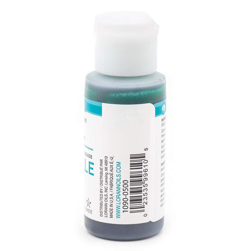 LorAnn Teal Liquid Food Color, 1 Ounce Squeeze Bottle